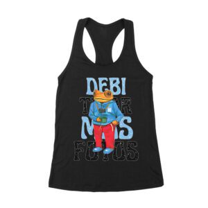 Debi Tira M?s Fotos Graphic T-Shirt, Trendy Design, Comfortable Cotton Tee, Cool Style for Music and Fashion Lovers Women's Racerback Tank Top – Viva Party