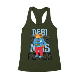 Debi Tira M?s Fotos Graphic T-Shirt, Trendy Design, Comfortable Cotton Tee, Cool Style for Music and Fashion Lovers Women's Racerback Tank Top
