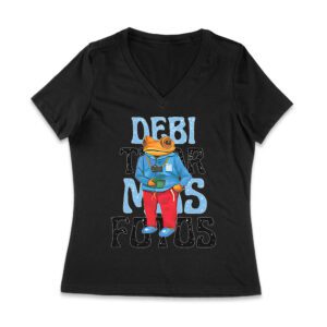 Debi Tira Mas Fotos Graphic T-Shirt, Trendy Design, Comfortable Cotton Tee, Cool Style for Music and Fashion Lovers Women Jersey V-Neck – Viva Party