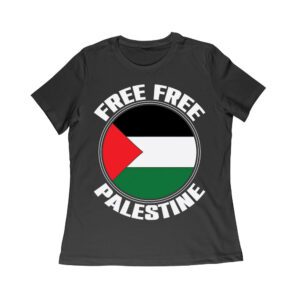 Free Free Palestine T-Shirt - Bold Pro-Palestine Tee for Activists, Human Rights Supporters, Justice Seekers, and Freedom Advocates Women Relaxed – Viva Party