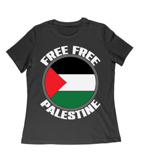 Free Free Palestine T-Shirt - Bold Pro-Palestine Tee for Activists, Human Rights Supporters, Justice Seekers, and Freedom Advocates Women Relaxed – Viva Party