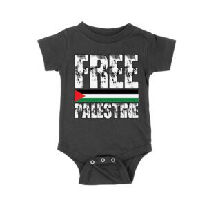 Free Palestine T-Shirt - Bold Pro-Palestine Tee for Activists, Human Rights Supporters, Justice Seekers, and Freedom Advocates Unisex Baby Jersey – Viva Party