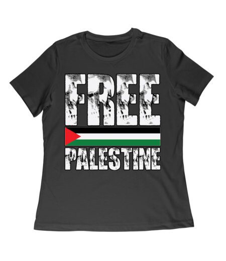Free Palestine T-Shirt - Bold Pro-Palestine Tee for Activists, Human Rights Supporters, Justice Seekers, and Freedom Advocates Women Relaxed – Viva Party