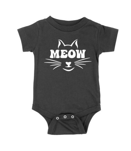 Meow T-Shirt - Cute Cat Lover Tee for Feline Fans, Pet Owners, Kitten Enthusiasts, Animal Lovers, and Funny Cat Gift Unisex Baby Jersey – Viva Party