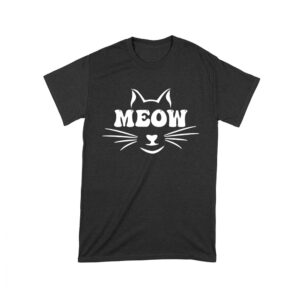 Meow T-Shirt - Cute Cat Lover Tee for Feline Fans, Pet Owners, Kitten Enthusiasts, Animal Lovers, and Funny Cat Gift Unisex Toddler – Viva Party
