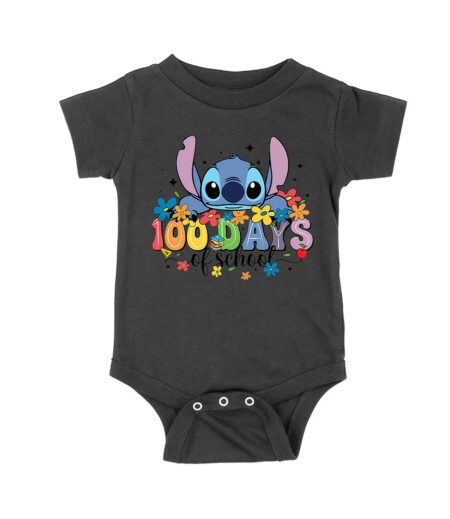 100 Days of School Cute Blue Creature T-Shirt, Fun School Celebration Shirt, Colorful Back to School Outfit for Kids and Teachers Unisex Baby Jersey – Viva Party