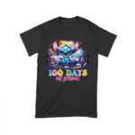 100 Days of School Cute Blue Creature T-Shirt, Fun Classroom Celebration Shirt, Adorable Back to School Outfit for Kids and Teachers Unisex Toddler – Viva Party