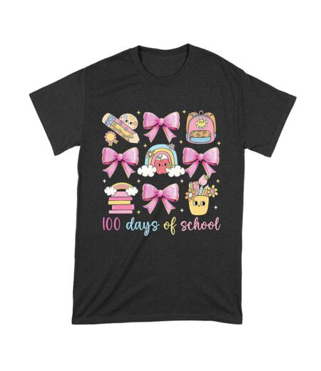 100 Days of School T-Shirt, Fun 100th Day Celebration Shirt, Cute Classroom Outfit for Kids, Teachers, and Students Unisex Toddler – Viva Party