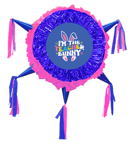 I'm the Teacher Bunny Easter Pinata, 24 Inch – Viva Party