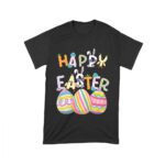 Happy Easter T-Shirt - Cute Bunny, Colorful Eggs & Spring Holiday Outfit for Men, Women & Kids Unisex Toddler – Viva Party