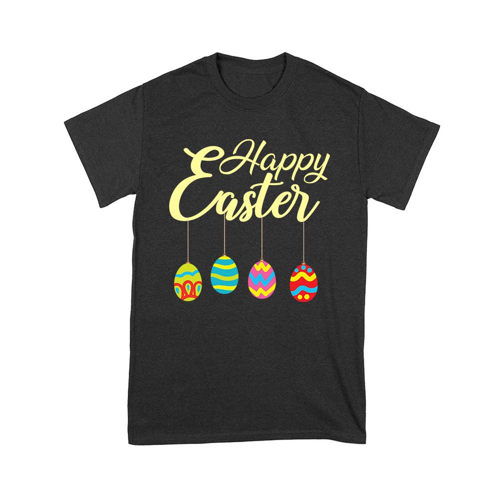 East-02_Y-Black.jpg Happy Easter T-Shirt - Fun &Amp;Amp; Festive Bunny, Egg Hunt &Amp;Amp; Spring Celebration Outfit For Adults &Amp;Amp; Kids Unisex Youth – Viva Party