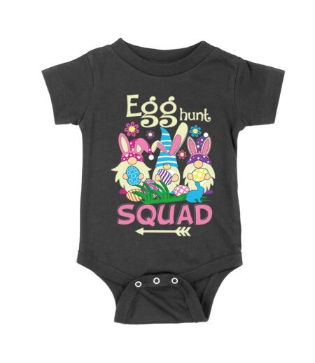 Egg Hunt Squad T-Shirt - Fun Easter Bunny & Colorful Eggs Team Outfit for Kids & Adults Unisex Baby Jersey – Viva Party