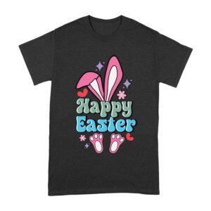 Happy Easter T-Shirt - Cute Bunny, Colorful Eggs & Spring Holiday Celebration Outfit for All Ages Unisex Adult – Viva Party