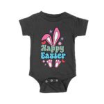 Happy Easter T-Shirt - Cute Bunny, Colorful Eggs & Spring Holiday Celebration Outfit for All Ages Unisex Baby Jersey – Viva Party