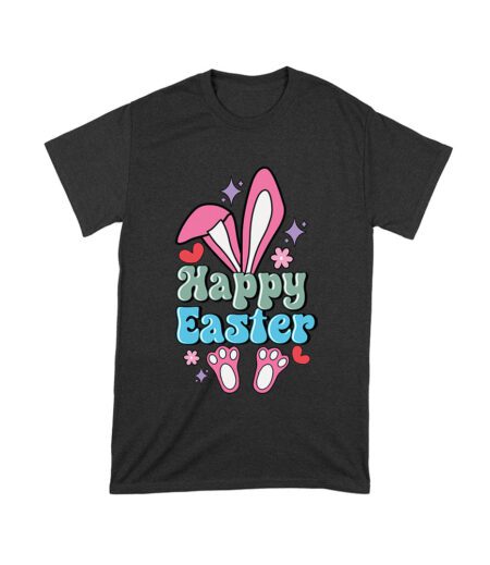 Happy Easter T-Shirt - Cute Bunny, Colorful Eggs & Spring Holiday Celebration Outfit for All Ages Unisex Toddler – Viva Party