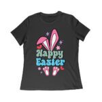 Happy Easter T-Shirt - Cute Bunny, Colorful Eggs & Spring Holiday Celebration Outfit for All Ages Women Relaxed – Viva Party