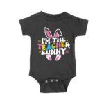 I'm the Teacher Bunny T-Shirt - Cute Easter Outfit for Educators, Egg Hunt & Spring Celebration Unisex Baby Jersey – Viva Party