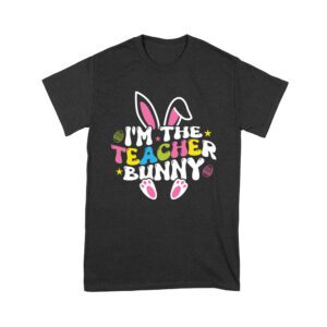 I'm the Teacher Bunny T-Shirt - Cute Easter Outfit for Educators, Egg Hunt & Spring Celebration Unisex Youth – Viva Party