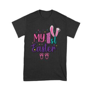 My 1st Easter T-Shirt - Adorable Baby?s First Easter Outfit with Cute Bunny & Colorful Eggs Unisex Youth – Viva Party