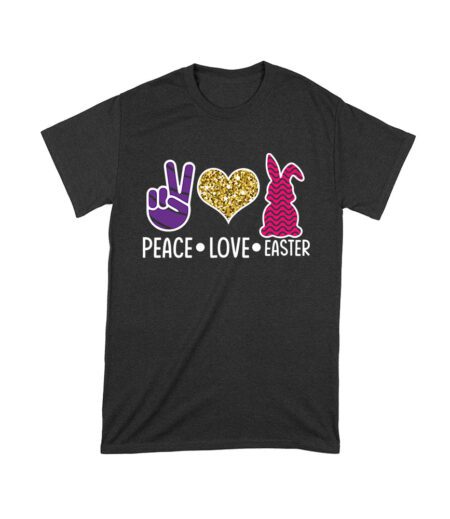 Peace Love Easter Valentine's Day T-Shirt for Women, Men, Kids - Cute Easter Shirt Gift, Love & Peace Design Unisex Toddler – Viva Party