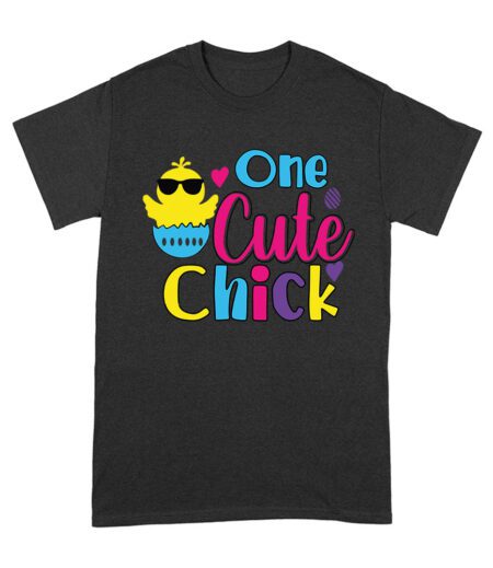 One Cute Chick Easter T-Shirt for Women, Men, Kids ? Adorable Chick Design, Perfect Easter Gift Shirt Unisex Adult – Viva Party