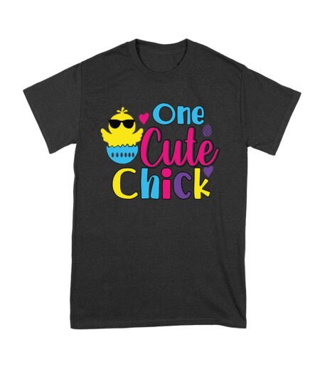 One Cute Chick Easter T-Shirt for Women, Men, Kids ? Adorable Chick Design, Perfect Easter Gift Shirt Unisex Youth – Viva Party