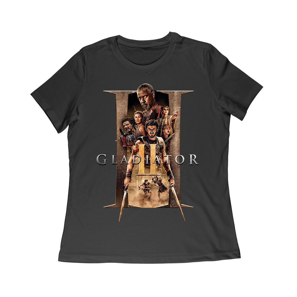 Glat-03_Wr-Black.jpg Gladiator Ii Group - Warrior Battle T-Shirt - Fierce Combat Spirit For Fighters And Legends Women Relaxed – Viva Party