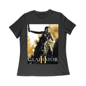Gladiator II - Paul Riding on a Horse T-Shirt - Epic Warrior Battle Design for Brave Fighters Women Relaxed – Viva Party