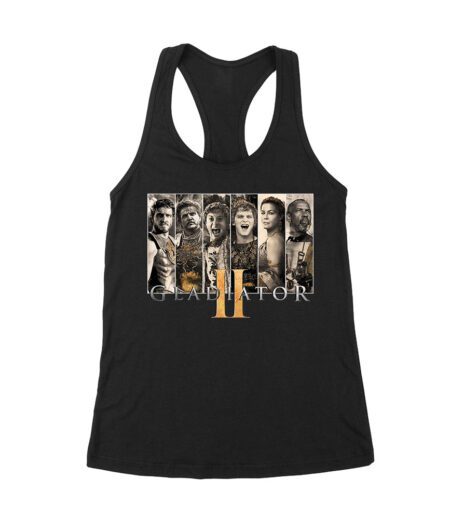 Legendary Warrior Battle T-Shirt - Epic Ancient Fighters Design for Brave Gladiators Women's Racerback Tank Top – Viva Party
