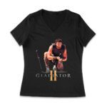 Fierce Warrior Battle T-Shirt - Epic Combat Armor for Ancient Fighters and History Fans Women Jersey V-Neck – Viva Party