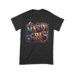 Mardi Gras T-Shirt - Vibrant Festive Design, Colorful Beads & Feathers, Party Outfit for Fat Tuesday, New Orleans Carnival Celebration Unisex Toddler – Viva Party