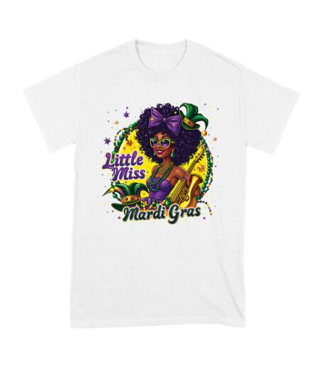 Little Miss Mardi Gras T-Shirt