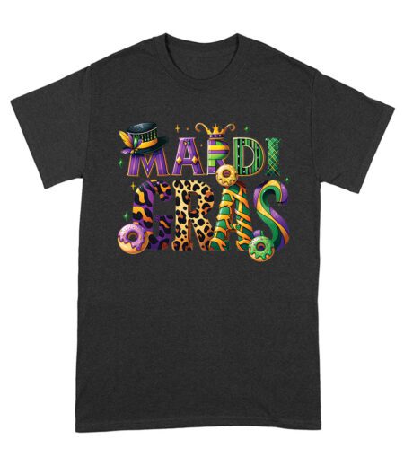 Mardi Gras T-Shirt - Festive Magic Hat Design, Colorful Carnival Party Outfit, Fun New Orleans Celebration Attire Unisex Adult – Viva Party