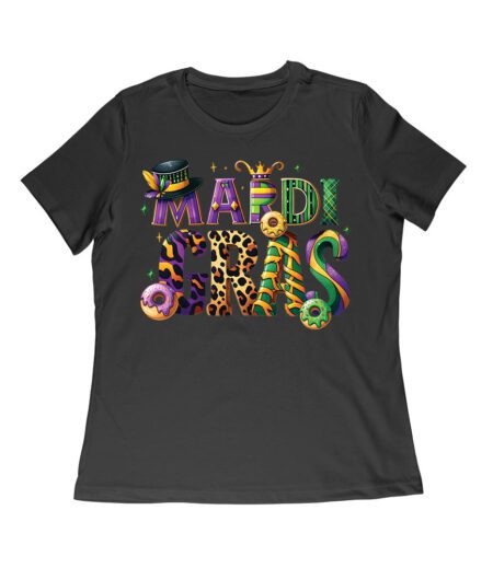 Mardi Gras T-Shirt - Festive Magic Hat Design, Colorful Carnival Party Outfit, Fun New Orleans Celebration Attire Women Relaxed – Viva Party
