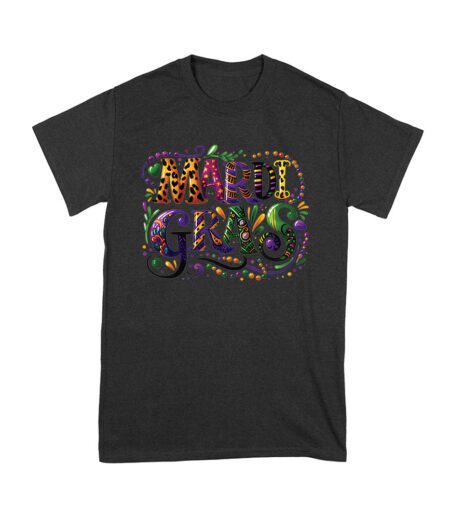 Mardi Gras Party T-Shirt - Vibrant Carnival Design, Fun & Festive for Celebrations, New Orleans Inspired Shirt for Mardi Gras Lovers Unisex Youth – Viva Party