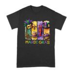 Colorful Mardi Gras T-Shirt - Bold Carnival Design for Fun Celebrations, Perfect for Parades, Parties & Festive Occasions Unisex Adult – Viva Party