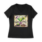 Mardi Gras T-Shirt - Bold Carnival Design for Fun Celebrations, Perfect for Parades, Parties & Festive Occasions Women Jersey V-Neck – Viva Party