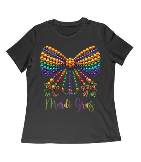 Mardi Gras T-Shirt - Eye-Catching Carnival Colors, Perfect for Parades, Parties, and Vibrant Festive Celebrations Women Relaxed – Viva Party