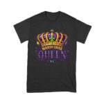Mardi Gras Queen T-Shirt - Royal Carnival Design for Festive Parades, Parties & Celebrations, Perfect for Mardi Gras Enthusiasts Unisex Youth – Viva Party