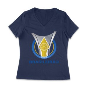 Elite Soccer T-Shirt Brazil vs Italy Football Battle Serie A Passion Brasileiro Pride Women Jersey V-Neck