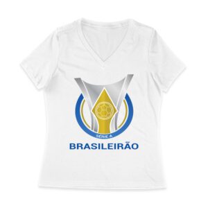 Elite Soccer T-Shirt Brazil vs Italy Football Battle Serie A Passion Brasileiro Pride Women Jersey V-Neck