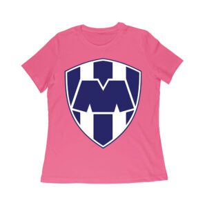 Monterrey Soccer T-Shirt Fierce Football Club Spirit Latin America Futbol Passion Women Relaxed