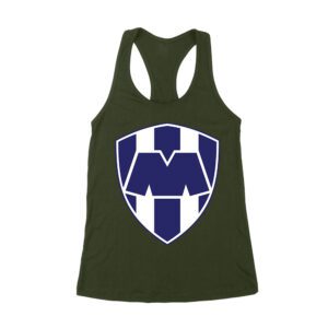Monterrey Soccer T-Shirt Fierce Football Club Spirit Latin America Futbol Passion Women's Racerback Tank Top