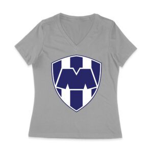 Monterrey Soccer T-Shirt Fierce Football Club Spirit Latin America Futbol Passion Women Jersey V-Neck