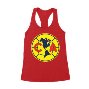 Mexico Soccer T-Shirt Fierce Football Club Spirit Latin America Futbol Passion Women's Racerback Tank Top