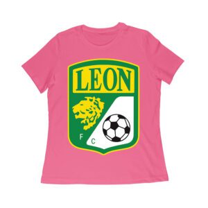 Leon Soccer T-Shirt Fierce Football Club Spirit Mexico Futbol Passion Women Relaxed