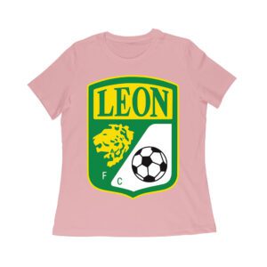 Leon Soccer T-Shirt Fierce Football Club Spirit Mexico Futbol Passion Women Relaxed