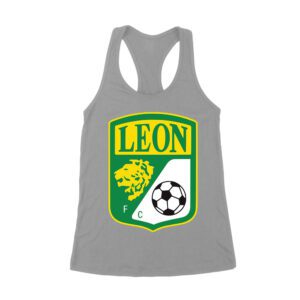 Leon Soccer T-Shirt Fierce Football Club Spirit Mexico Futbol Passion Women's Racerback Tank Top