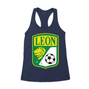 Leon Soccer T-Shirt Fierce Football Club Spirit Mexico Futbol Passion Women's Racerback Tank Top