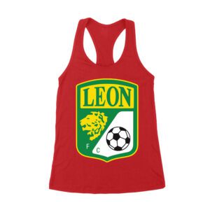 Leon Soccer T-Shirt Fierce Football Club Spirit Mexico Futbol Passion Women's Racerback Tank Top